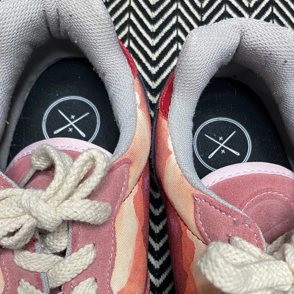 Inkkas Pink and Orange Sneakers - Picture 10 of 12